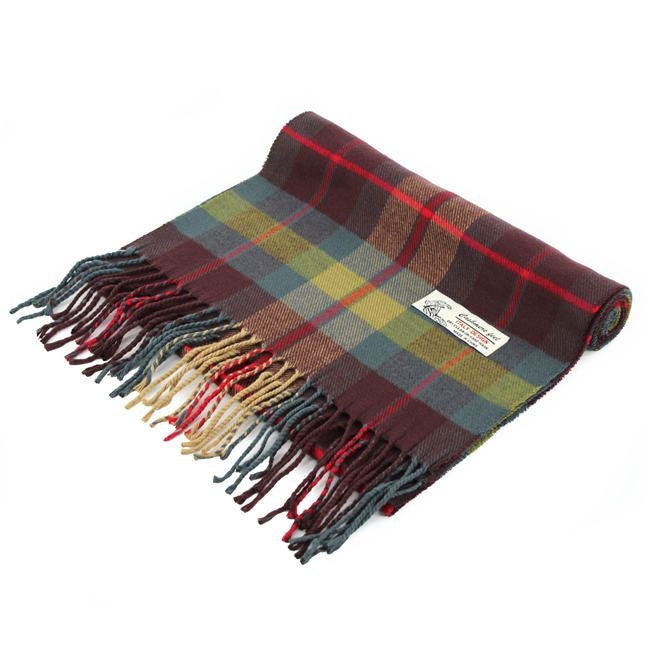 CM35-1 - One Dozen Multi Burgundy Cashmere Feel Scarves